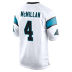 C.Panthers #4 Tetairoa McMillan Player White Game Gdoa Stitched Jerseys