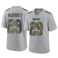 GB.Packers #29 Xavier McKinney Player Gray Atmosphere Fashion Home Game Gdoa Stitched Jerseys