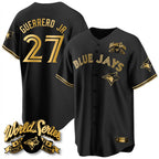 T.Blue Jays #27 Vladimir Guerrero Jr. Player Black 2025 American League All Fdoa Stitched Jerseys