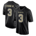 NO.Saints #3 Travis Etienne Jr. Player Black Carbon Fashion Home Game Gdoa Stitched Jerseys
