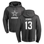 D.Cowboys #13 Caleb Downs Player Ash One Color Pullover Hoodie Limited Gdoa Stitched Jerseys
