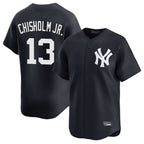 NY.Yankees #13 Jazz Chisholm Jr Player Navy Limited Game Fdoa Stitched Jerseys