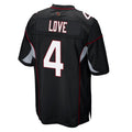 A.Cardinals #4 Jeremiyah Love Player Black Alternate Game Gdoa Stitched Jerseys