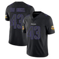 M.Vikings #43 Andrew Van Ginkel Player Black Impact LImited Home Game Gdoa Stitched Jerseys