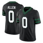 NY.Jets #0 Braelon Allen Player Black Limited Legacy Vapor F.U.S.E. Home Game Gdoa Stitched Jerseys