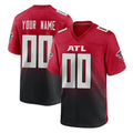 Custom A.Falcons Red Limited Home Game Any Name & Numbers Gdoa Stitched Jerseys