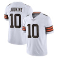C.Browns #10 Quinshon Judkins Player White Vapor Untouchable Limited Home Game Gdoa Stitched Jerseys
