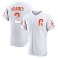 SF.Giants #2 Willy Adames Player White City Connect Home Limited Elite Fdoa Stitched Jerseys