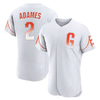 SF.Giants #2 Willy Adames Player White City Connect Home Limited Elite Fdoa Stitched Jerseys