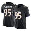 B.Ravens #95 Tavius Robinson Player Black Vapor F.U.S.E. Limited Gdoa Stitched Jerseys