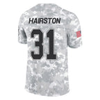B.Bills #31 Maxwell Hairston Player Arctic Camo Salute to Service Limited Gdoa Stitched Jerseys