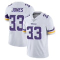 M.Vikings #33 Aaron Jones Sr. Player White Limited Vapor Untouchable Home Game Gdoa Stitched Jerseys