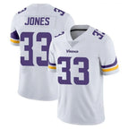M.Vikings #33 Aaron Jones Sr. Player White Limited Vapor Untouchable Home Game Gdoa Stitched Jerseys