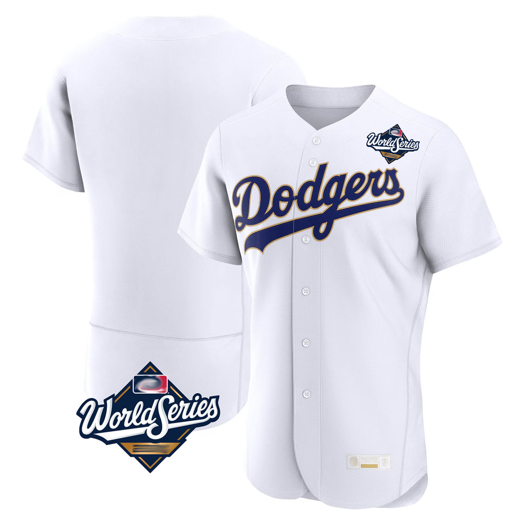 LA.Dodgers ## Dodgers Blank Player Gold White 2026 Collection Stadium Limited Elite World Series Fdoa Stitched Jerseys