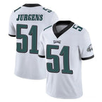 P.Eagles #51 Cam Jurgens Player White Limited Vapor Untouchable Home Game Gdoa Stitched Jerseys