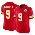 KC.Chiefs #9 Kenneth Walker III Player Red Limited Vapor F.U.S.E. Home Game Gdoa Stitched Jerseys