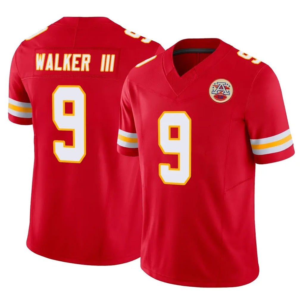 KC.Chiefs #9 Kenneth Walker III Player Red Limited Vapor F.U.S.E. Home Game Gdoa Stitched Jerseys