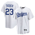 LA.Dodgers #23 Kyle Tucker Player White Game Home Fdoa Stitched Jerseys