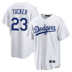 LA.Dodgers #23 Kyle Tucker Player White Game Home Fdoa Stitched Jerseys