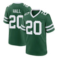 NY.Jets #20 Breece Hall Player Green Legacy Home Game Gdoa Stitched Jerseys