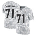 M.Vikings #71 Christian Darrisaw Player Arctic Camo Salute To Service Limited Game Gdoa Stitched Jerseys