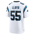 C.Panthers #55 Devin Lloyd Player White Home Game Gdoa Stitched Jerseys