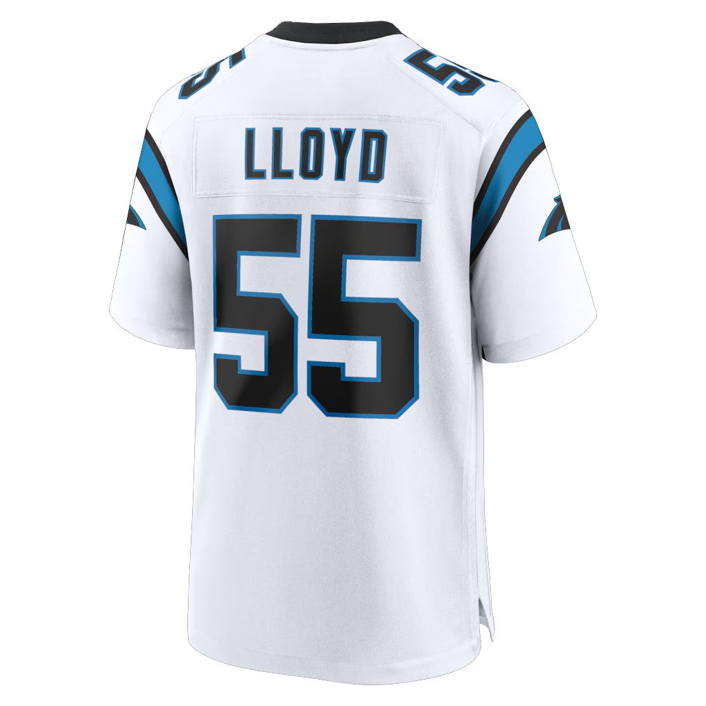 C.Panthers #55 Devin Lloyd Player White Home Game Gdoa Stitched Jerseys