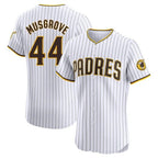 S.Diego Padres #44 Joe Musgrove Player White Home Limited Elite Fdoa Stitched Jerseys