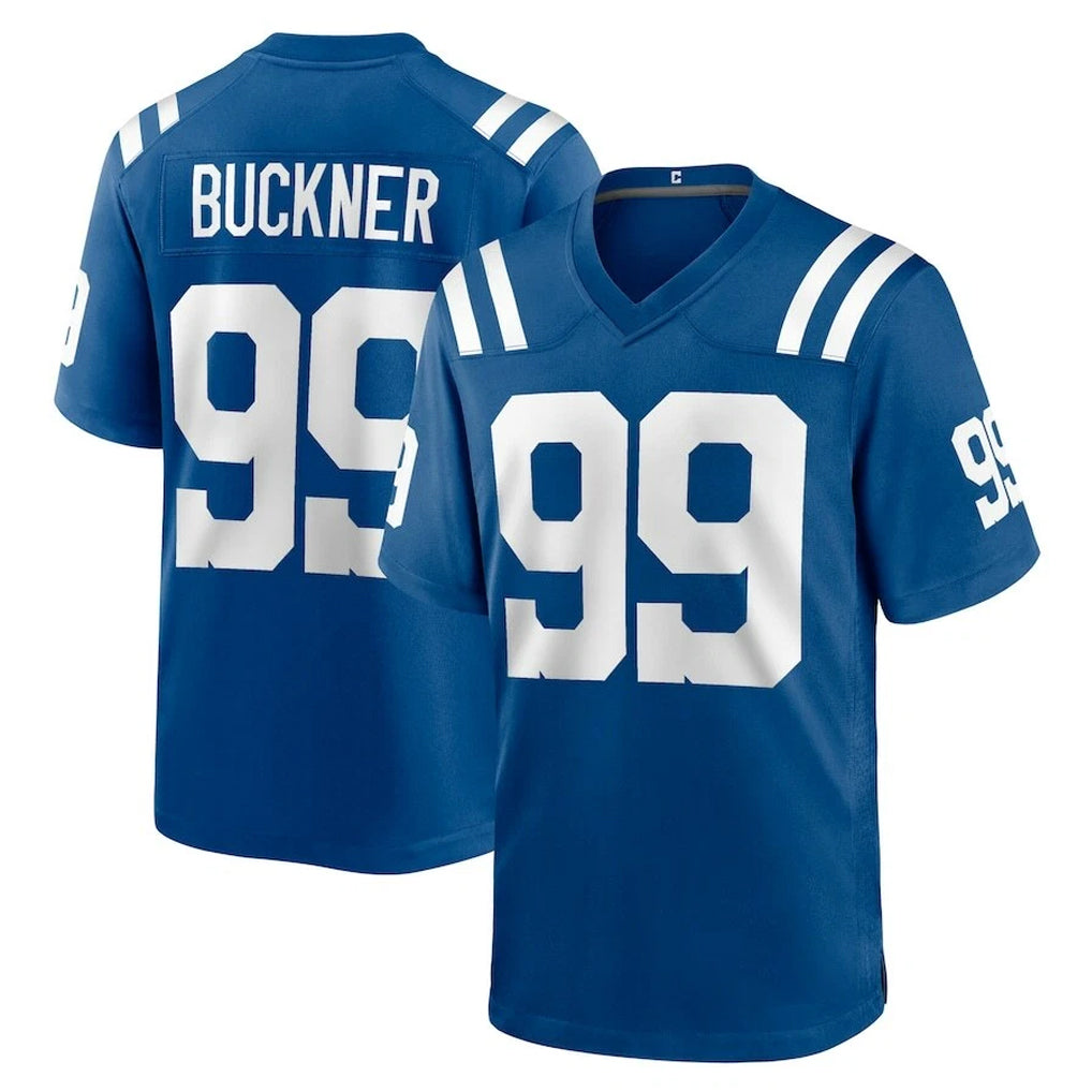 IN.Colts #99 DeForest Buckner Player Royal Home Game Gdoa Stitched Jerseys