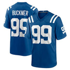 IN.Colts #99 DeForest Buckner Player Royal Home Game Gdoa Stitched Jerseys