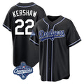 LA.Dodgers #22 Clayton Kershaw Player Black World Series Meet Carbon Limited Home Fdoa Stitched Jerseys