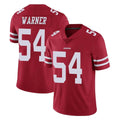 SF.49ers #54 Fred Warner Player Red Limited Vapor Untouchable Home Game Gdoa Stitched Jerseys