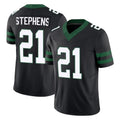 NY.Jets #21 Brandon Stephens Player Black Limited Legacy Vapor F.U.S.E. Home Game Gdoa Stitched Jerseys