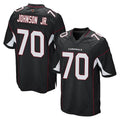 A.Cardinals #70 Paris Johnson Jr. Player Black Home Game Gdoa Stitched Jerseys