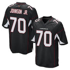 A.Cardinals #70 Paris Johnson Jr. Player Black Home Game Gdoa Stitched Jerseys