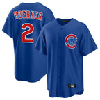 C.Cubs #2 Nico Hoerner Player Royal Home Game Gdoa Stitched Jerseys