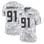 S.Seahawks #91 Byron Murphy II Player Arctic Camo Limited Salute To Service Home Game Gdoa Stitched Jerseys