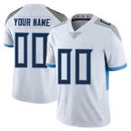 Custom T.Titans White 2025 Vapor Limited Home Game Any Name & Numbers Gdoa Stitched Jerseys