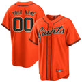 Custom SF.Giants Orange Home Game Any Name & Number Gdoa Stitched Jerseys