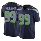 S.Seahawks #99 Leonard Williams Player Navy Limited Vapor F.U.S.E. Home Game Gdoa Stitched Jerseys