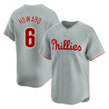 P.Phillies #6 Ryan Howard Player Gray Home Limited Fdoa Stitched Jerseys