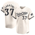 M.Twins #37 Victor Caratini Player Cream Home Limited Fdoa Stitched Jerseys