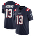 NE.Patriots #13 Mack Hollins Player Navy Vapor Untouchable Home Game Gdoa Stitched Jerseys