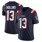 NE.Patriots #13 Mack Hollins Player Navy Vapor Untouchable Home Game Gdoa Stitched Jerseys