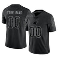 Custom C.Panthers Black Limited Reflective Game Any Name & Numbers Gdoa Stitched Jerseys