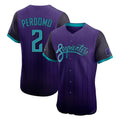 A.Diamondbacks #2 Geraldo Perdomo Player Purple City Connect Limited Elite Home Game Gdoa Stitched Jerseys