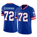 NY.Giants #72 Jermaine Eluemunor Player Royal Classic Vapor Home Game Gdoa Stitched Jerseys