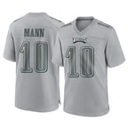 P.Eagles #10 Braden Mann Player Gray Atmosphere Fashion Home Game Gdoa Stitched Jerseys