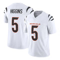 C.Bengals #5 Tee Higgins Player White Vapor F.U.S.E. Limited Home Game Gdoa Stitched Jerseys