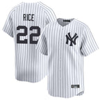 NY.Yankees #22 Ben Rice Player White Limited Home Fdoa Stitched Jerseys